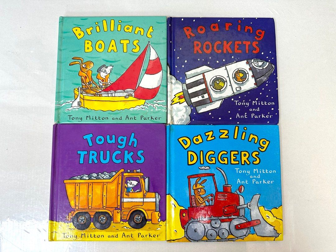 Amazing Machines 4 books/神奇交通工具/兒童英文故事書/套裝書/一套4