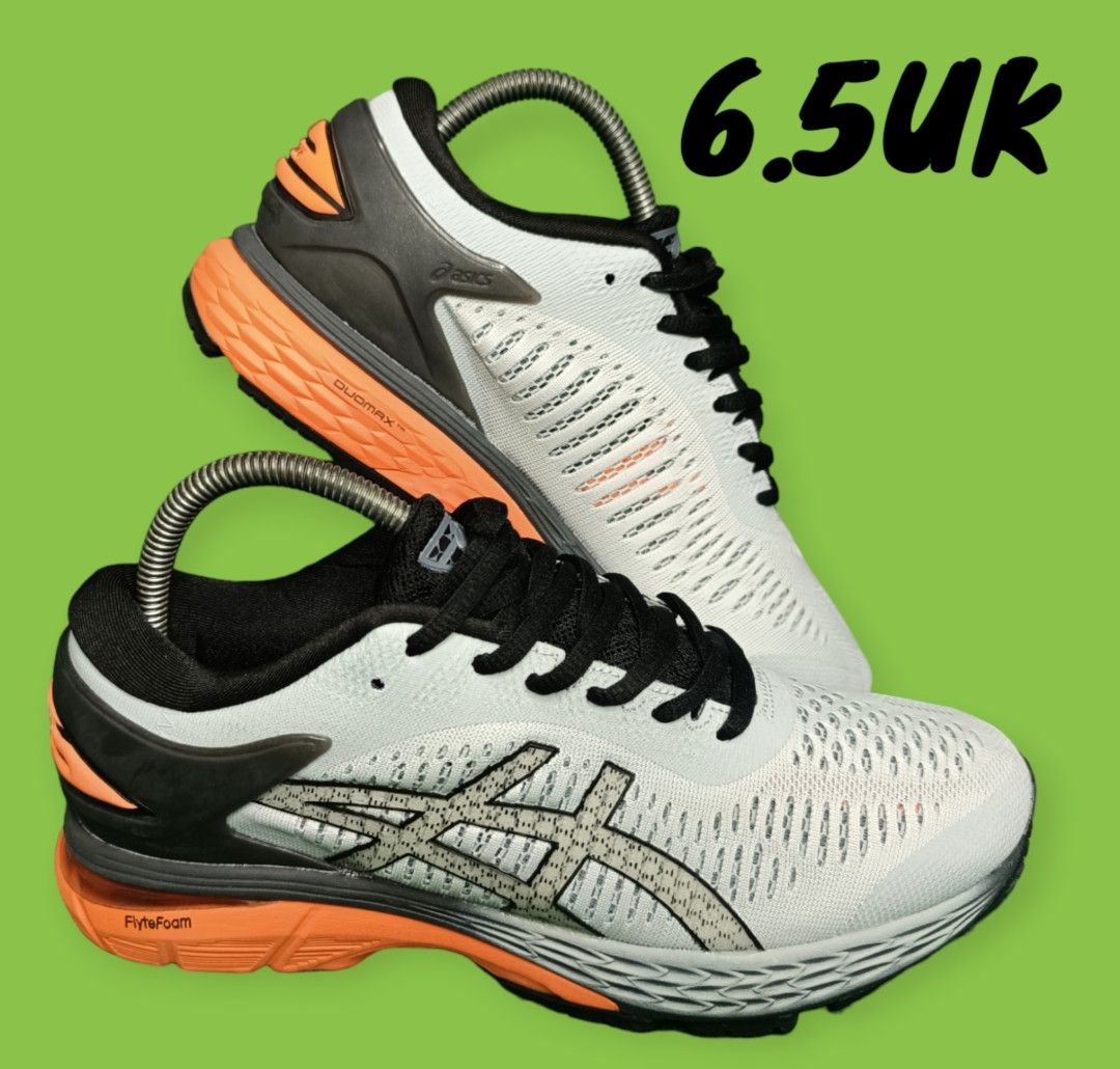 Asics gel kayano 25 cutiest mid grey nova orange