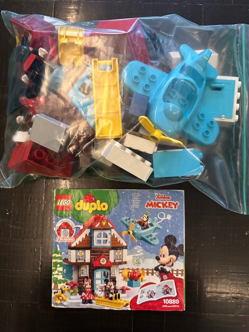 Authentic Lego Duplo 10889 Disney Mickey s Vacation House with FREE China made Building Blocks Hobbies Toys Toys Games on Carousell