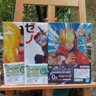 BANDAI Ichiban Kuji Dragon Ball Super Dragonball Heroes 4th Mission Clear File & Memorial Original Art Set
