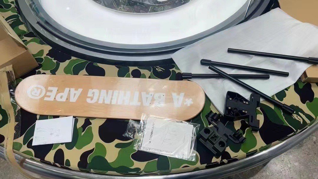 椅子 A BATHING APE SKATEBOARD STOOL Zipper 家具・インテリア A