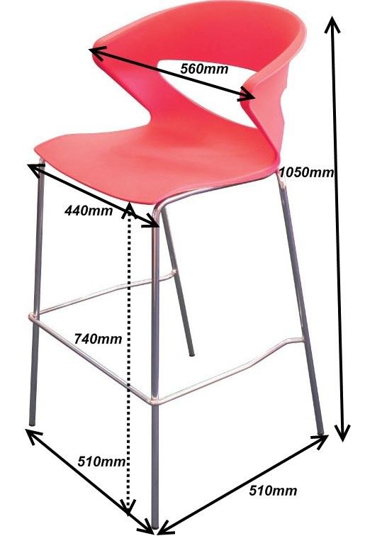 Barstool (Category: Chairs) located in Kuala Lumpur. Submitted by yan82 (Listing ID 1291806490, Image 3). Description: got 5 pcs for rm300 location taman Connaught Cheras.