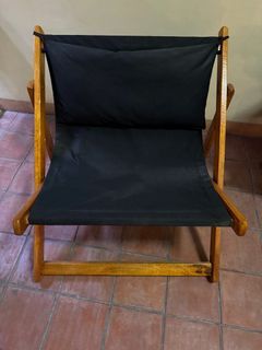 Beach chair with back cushion