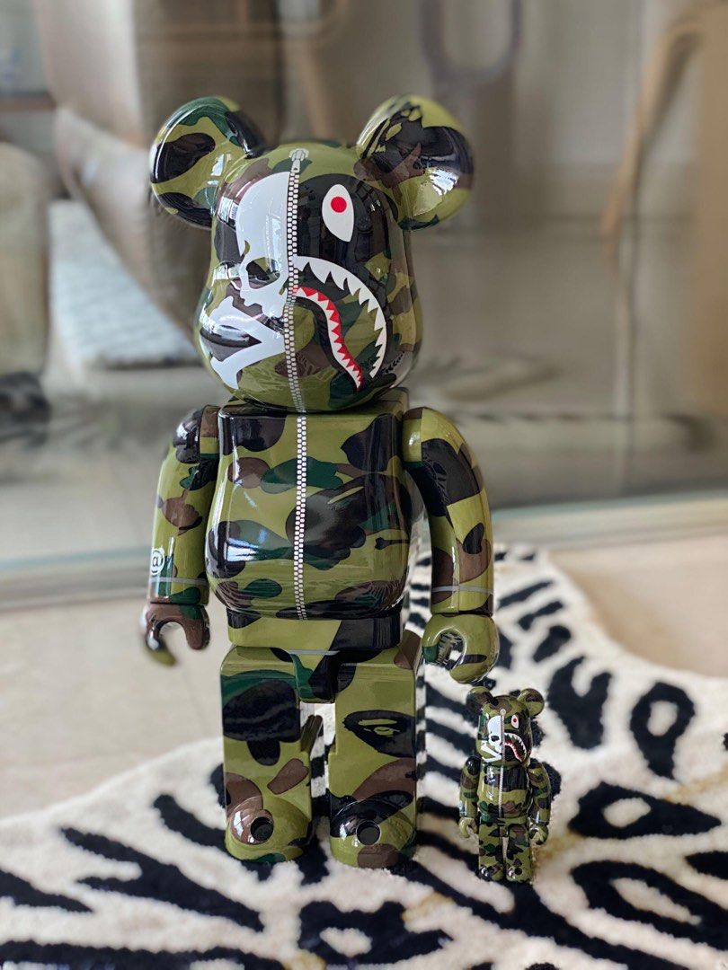 MASTERMIND VS A BATHING APE ベアブリック 1000% MEDICOM TOY - MASTERMIND VS BAPE(R) BE@RBRICK 1000% (YELLOW)