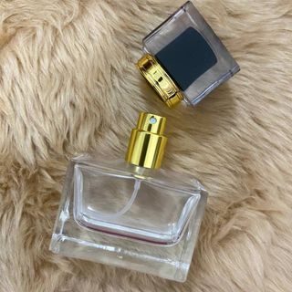 Brand New - 30ml Empty Reese Perfume Bottles w/ WhiteBox - Black Cap - FREE