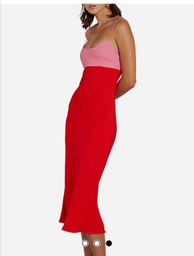By johnny zinnia slip midi dress cheap