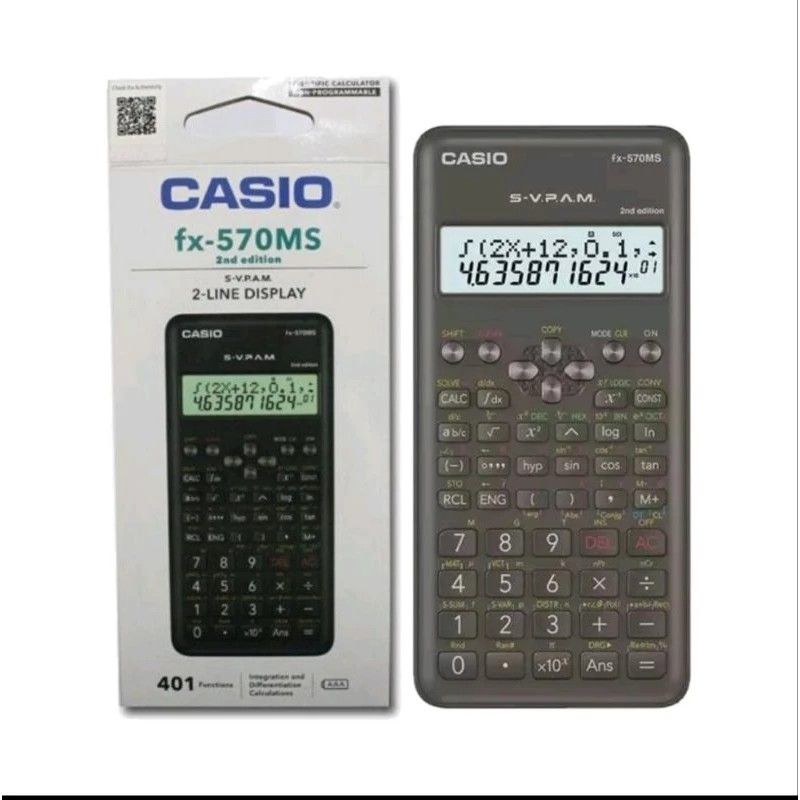 readystock new calculator casio scientific FX570 Ms 2 Edition Hobbies Toys Stationery Craft Stationery School Supplies on Carousell