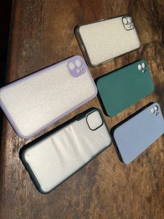 5 pieces phone case for iPhone 11
