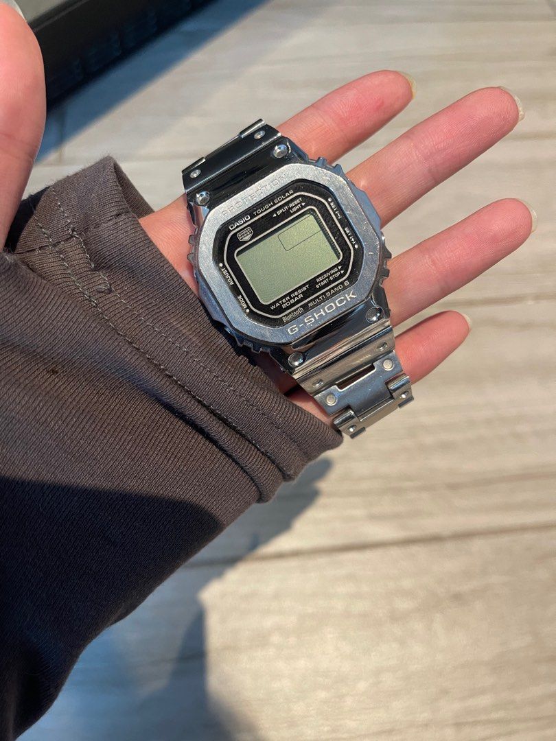 CASIO G SHOCK GMW-B5000-1, 名牌, 手錶- Carousell