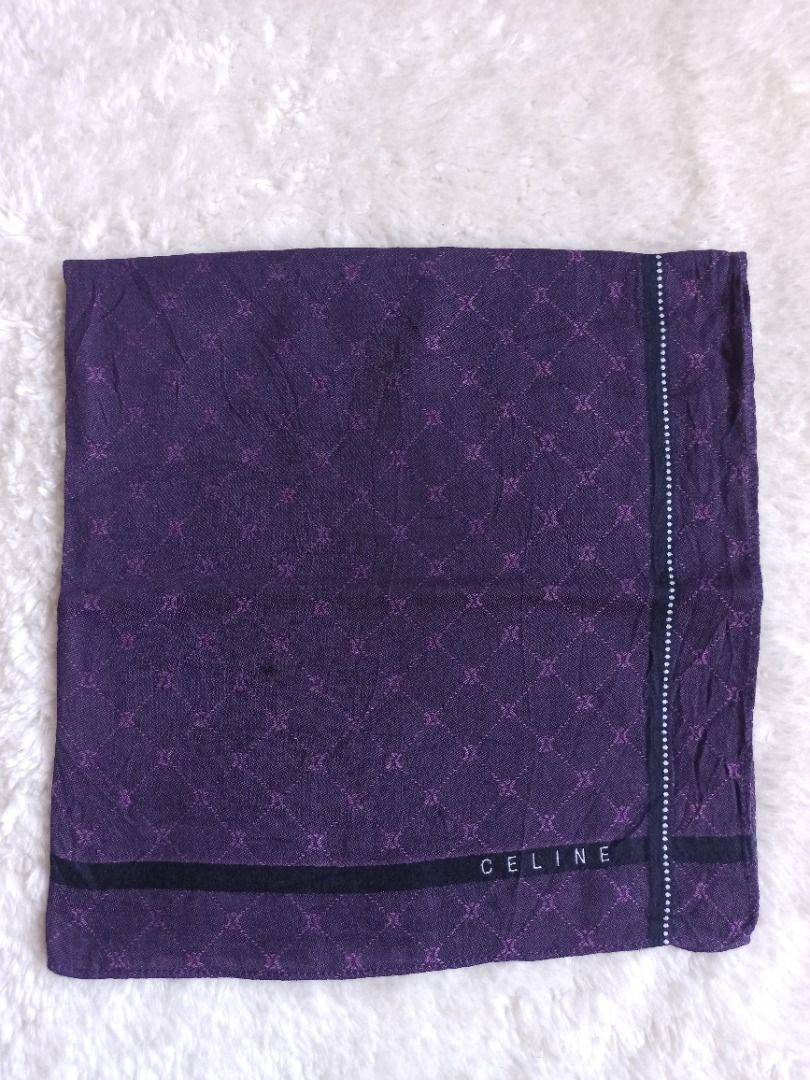 Celine Paris handkerchief (Category: Luxury Accessories) located in Mati. Submitted by surkayconsumergoodstraiding (Listing ID 1291845577, Image 2). Description: Kenzo handkerchief. for women From Japan box. buy 3 handkerchiefs to get 1 free scarf. With its dark color, this hanky is ideal as stains or dirt won't be easily visible, ensuring a neat appearance even after multiple uses..