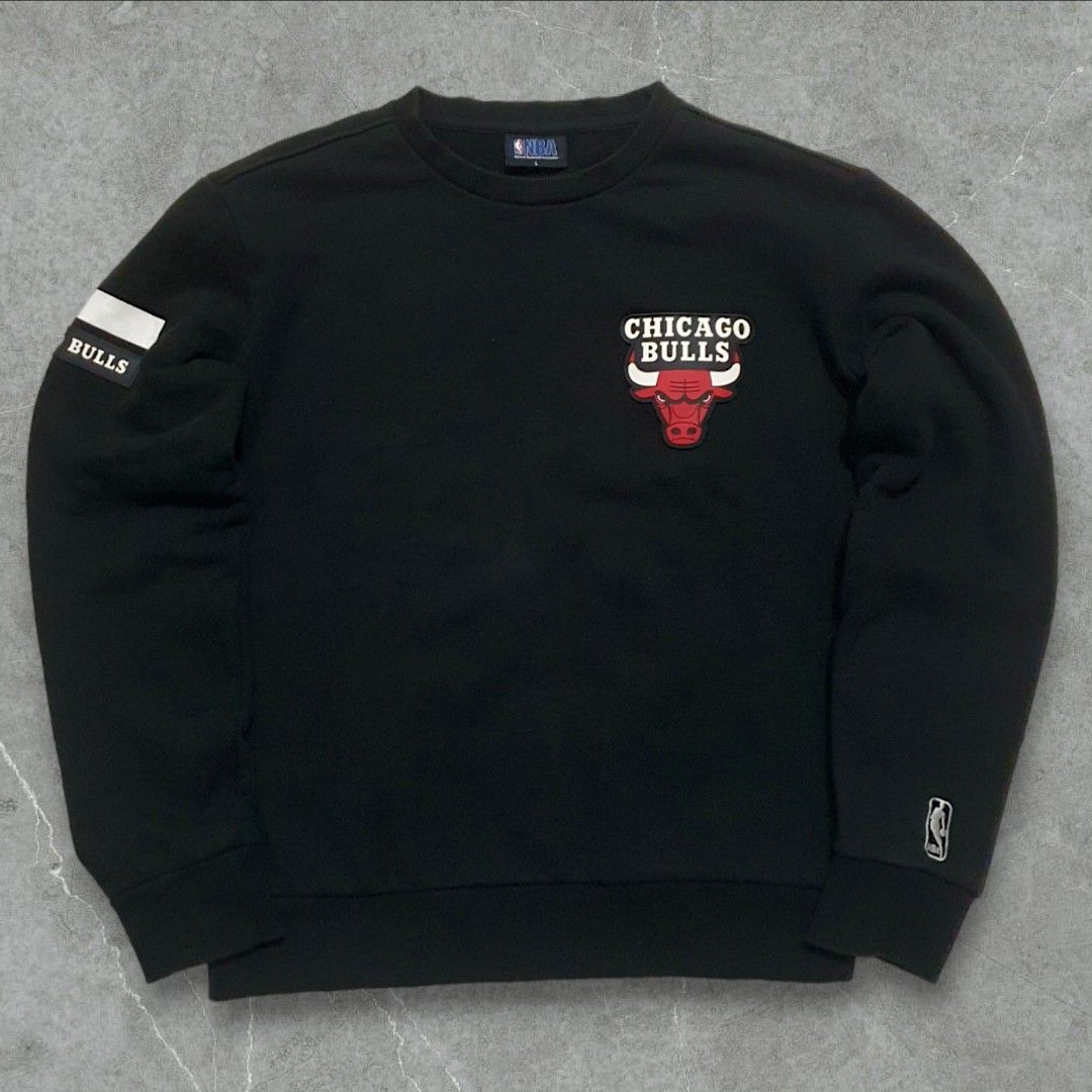 Crewneck CHICAGO BULLS Original NBA Logo Rubber 3D