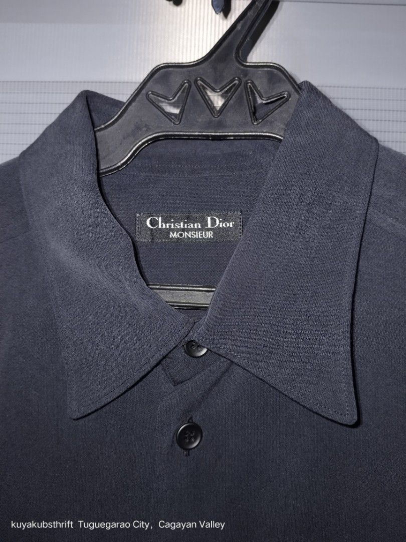 CHRISTIAN DIOR POLO (Category: Luxury Apparel) located in Tuguegarao City. Submitted by kuya_kubs_thriftside (Listing ID 1291861499, Image 2). Description: chriatian dior monsieur length 31 width 23 medium on tag beat fit XL excellent to like new condition hindi sya faded..mahirap lang picturan un color nya..