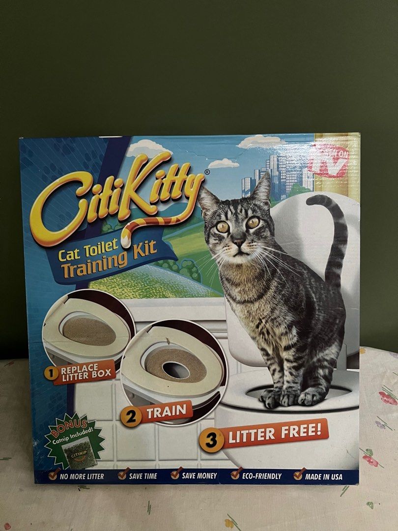 Diy cat toilet training seat on sale
