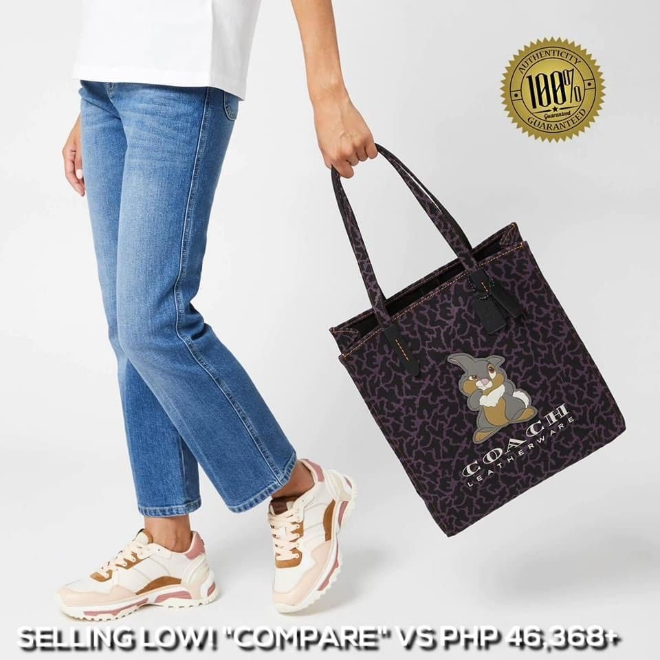 Coach thumper tote sales