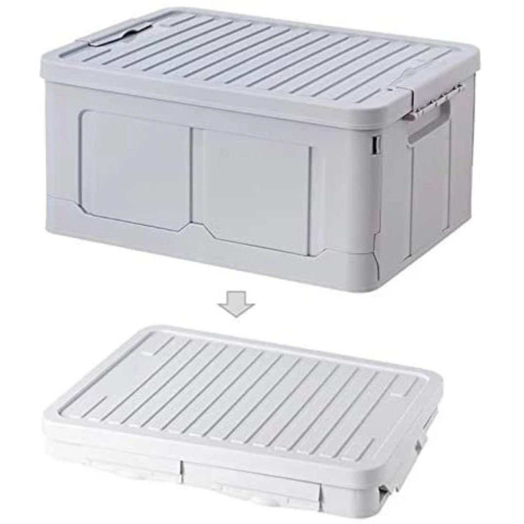 Collapsible Container, Durable Storage Plastic Box, 10L (Category: Storage Boxes & Baskets) located in Quezon City. Submitted by trustrade86136 (Listing ID 1291766025, Image 2). Description: SKU: KC271 Great for use as grocery storage, trunk organizer, toy storage etc, car, home, kitchen, bathroom, bedroom, closet, office, garage, utility room, gym and so on. Made of high-quality BPA FREE polypropylene. Its collapsible design saves space and is e