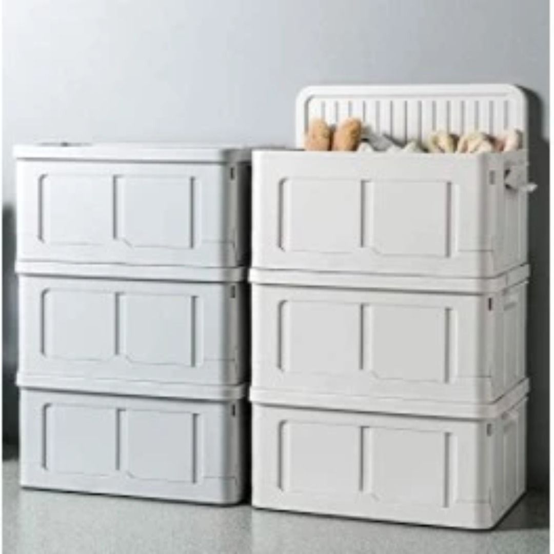 Collapsible Container, Durable Storage Plastic Box, 10L (Category: Storage Boxes & Baskets) located in Quezon City. Submitted by trustrade86136 (Listing ID 1291766025, Image 3). Description: SKU: KC271 Great for use as grocery storage, trunk organizer, toy storage etc, car, home, kitchen, bathroom, bedroom, closet, office, garage, utility room, gym and so on. Made of high-quality BPA FREE polypropylene. Its collapsible design saves space and is e