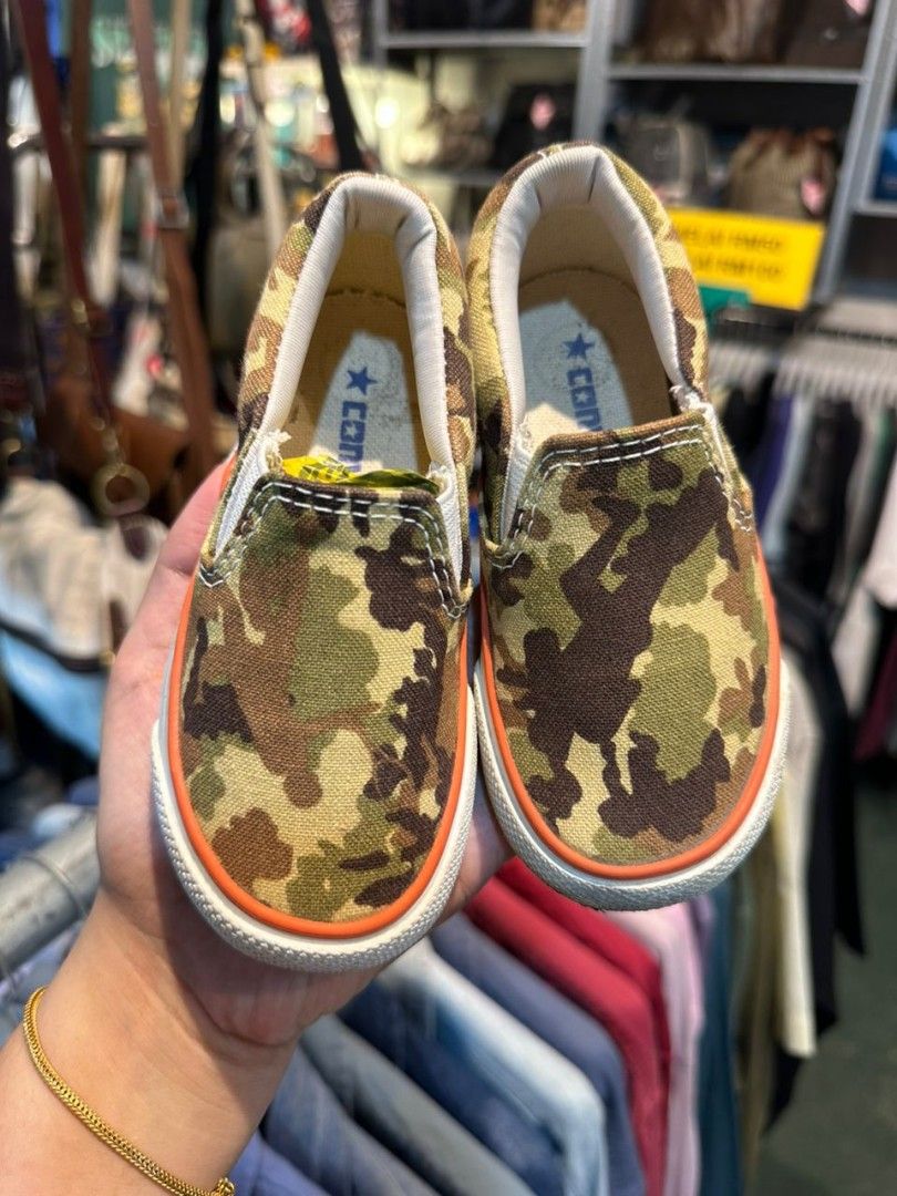 Converse Slip On Camo kids Babies Kids Babies Kids Fashion