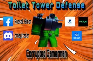 CORRUPTED CAMERAMAN - TOILET TOWER DEFENSE - ROBLOX