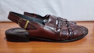 Daniele Ferradini Men's Leather Strap Sandals