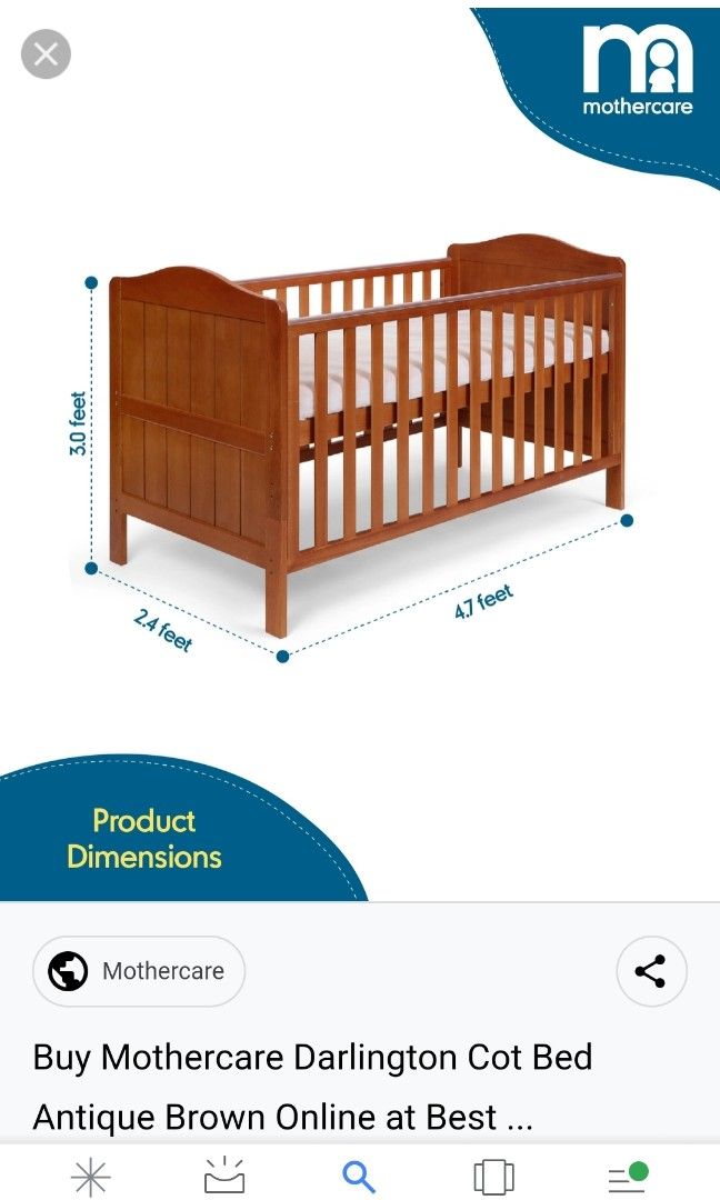 Darlington cot bed discount
