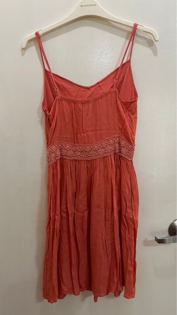 Debenhams orange dress clearance