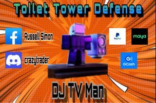 DJ TV MAN - TOILET TOWER DEFENSE- ROBLOX