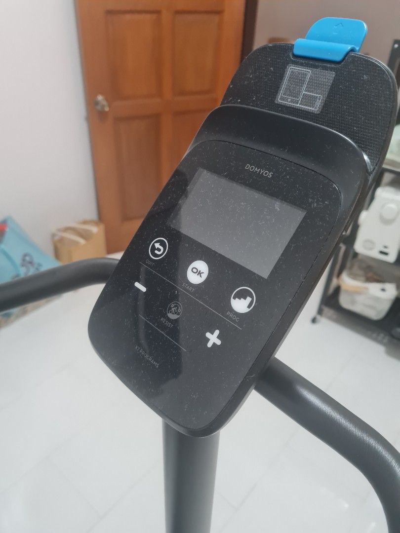 Domyos 140 exercise bike top