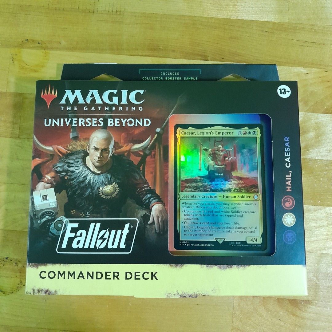 Fallout Commander Commander Precon Hail Caesar Sealed MTG, Hobbies & Toys,  Toys & Games on Carousell