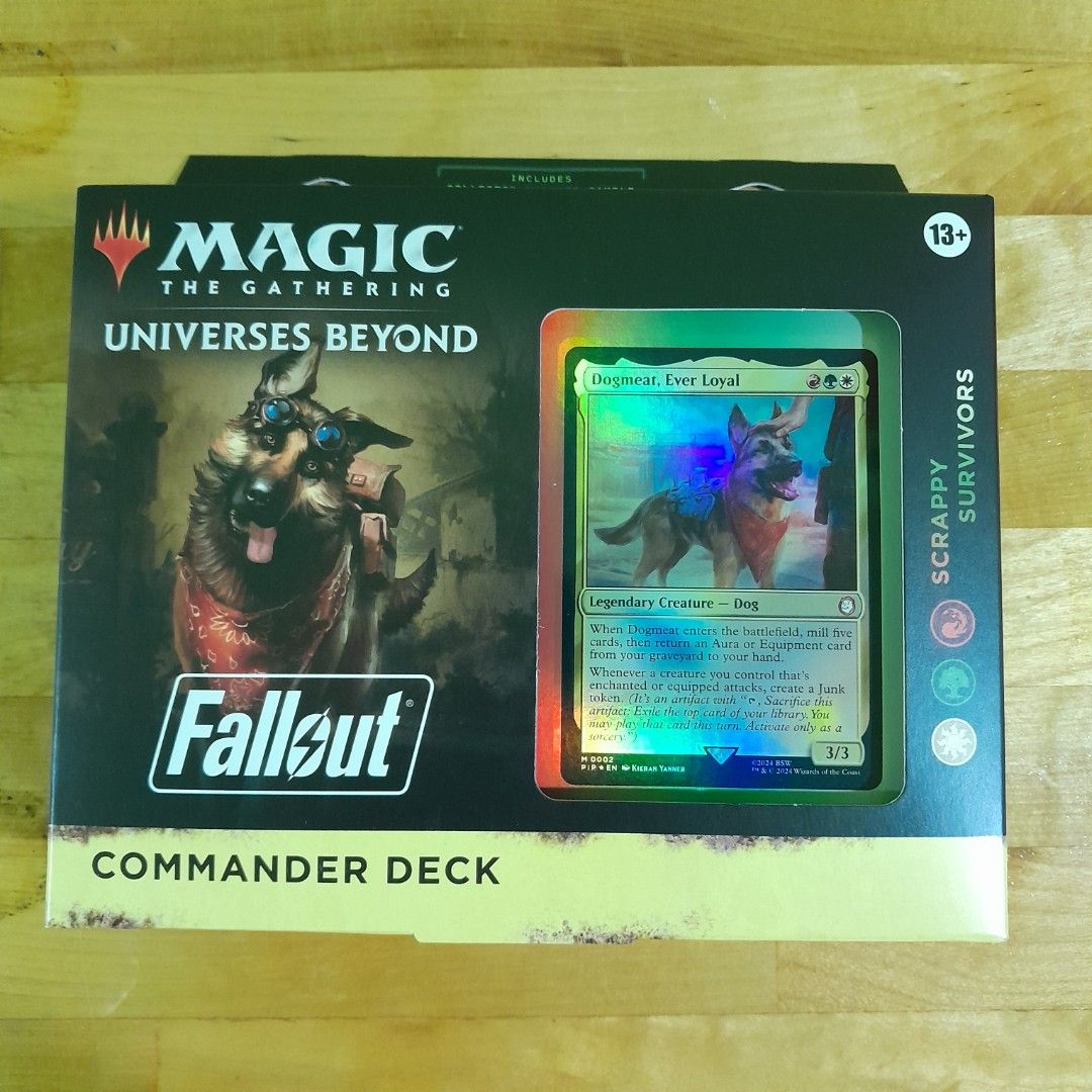 fallout mtg commander precons Amazon.com: Magic: The Gathering Fallout Commander Deck Bundle – Includes  All 4 Decks (1 Hail Caesar, 1 Scrappy Survivors, 1 Science!, and 1 Mutant  Menace) : Toys & Games
