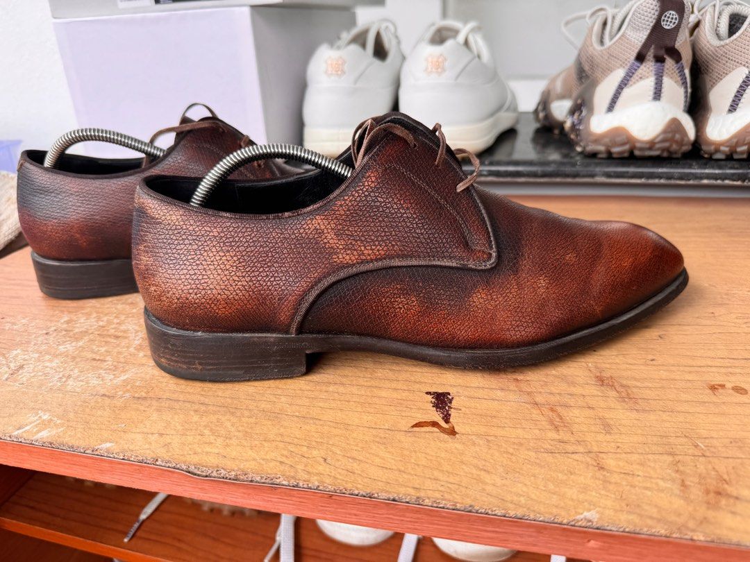 Ferragamo Brown Dress Shoes US 8EEE