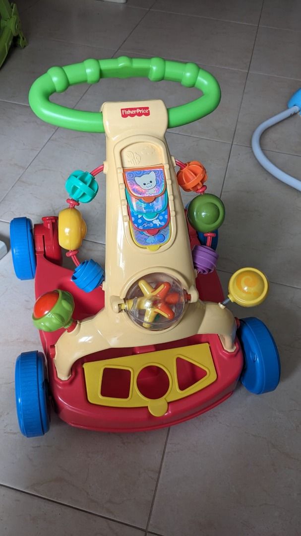 Fisher price push cart shop