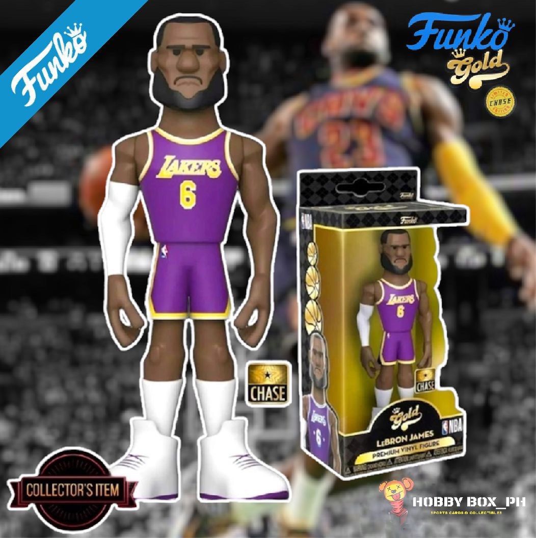 Funko Gold CHASE Premium Vinyl 5 Figure Lebron James Lakers