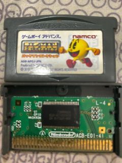 Game Boy advance Pacman collection