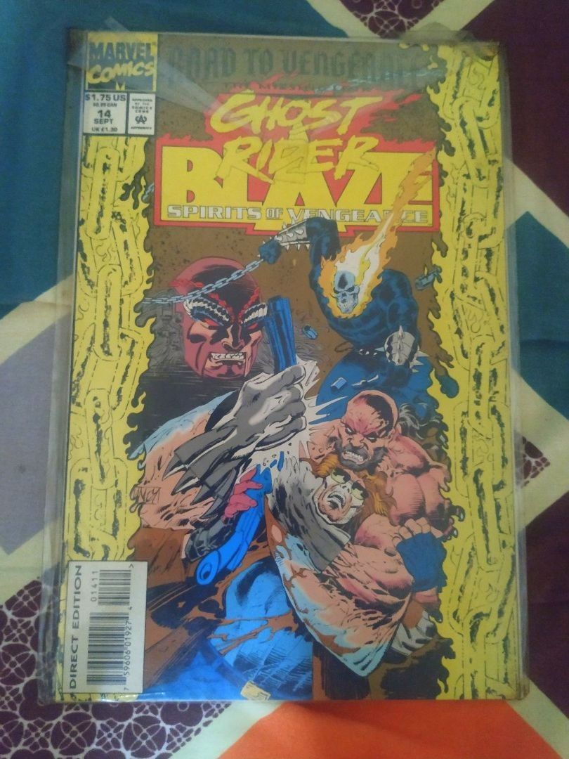 Ghost Rider Bundle (Category: Comics & Manga) located in Manila. Submitted by jeffree4131577 (Listing ID 1291756614, Image 1). Description: *Road To Vengeance The Missing Link Ghost Rider Blaze Spirits of Vengeance #14 *Road To Vengeance The Missing Link Ghost Rider #41.