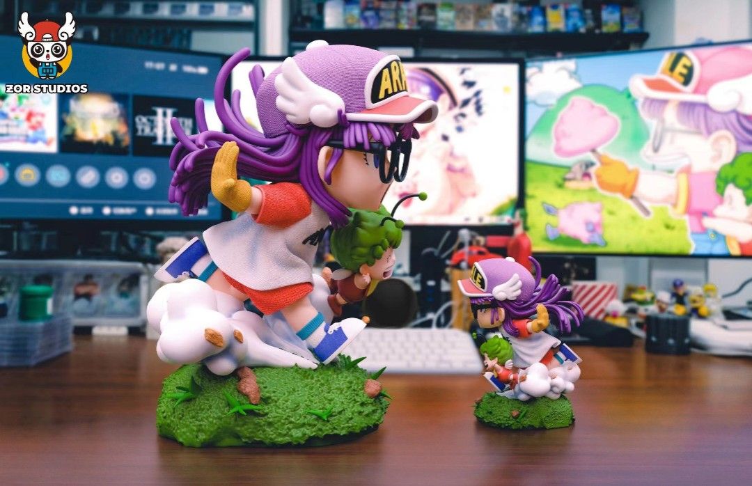 Dr.スランプ 探検家 アラレ 樹脂 彫刻フィギュア Dr.スランプ Zor -STUDIO アラレ 5.0 フィギュア