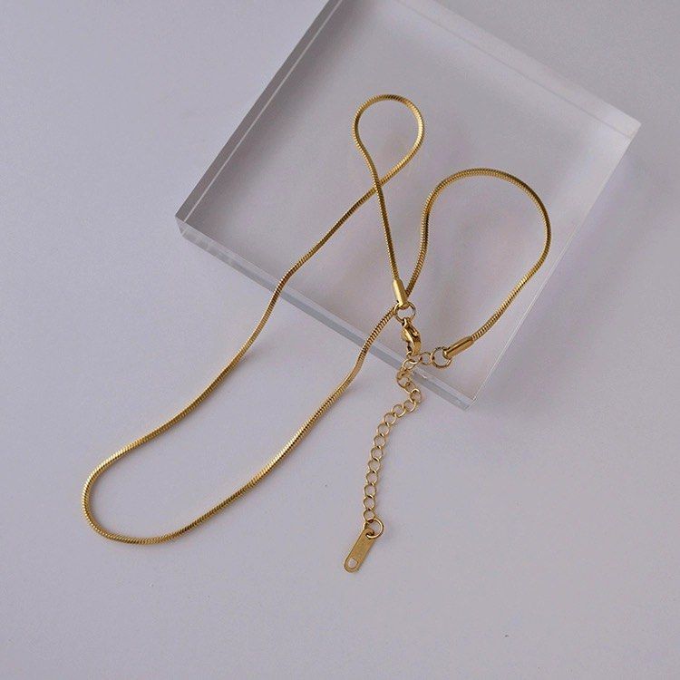 Gold plated necklace does not tarnish Women s Fashion Jewelry