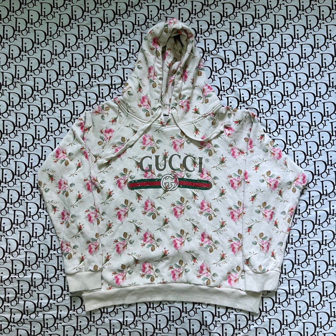 Gucci Floral hoodie Luxury Apparel on Carousell