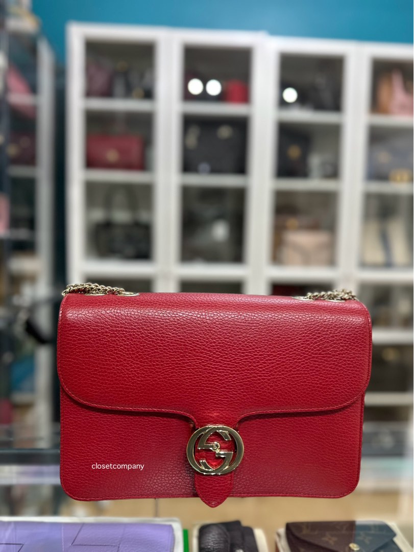 Gucci interlocking bag red clearance