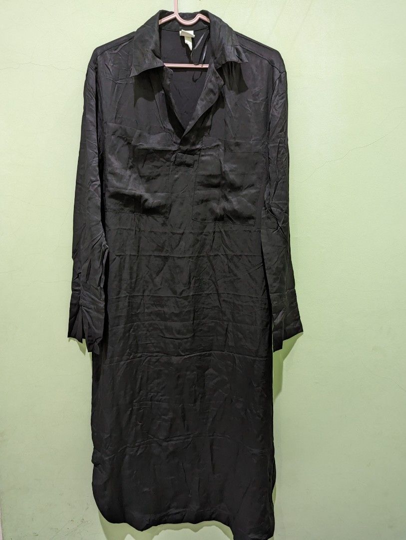 H M dress tunik, Fesyen Wanita, Muslim Fashion, Gaun di Carousell