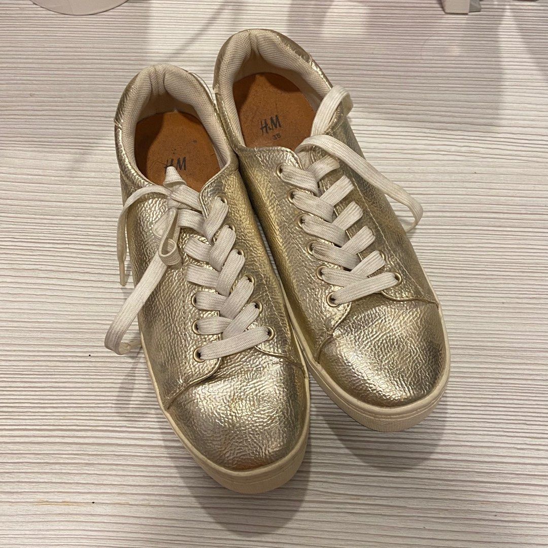 Gold shoes h&m online