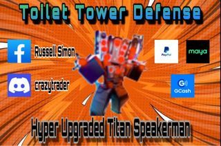 HYPER UPGRADED TITAN SPEAKERMAN - TOILET TOWER DEFENSE - ROBLOX