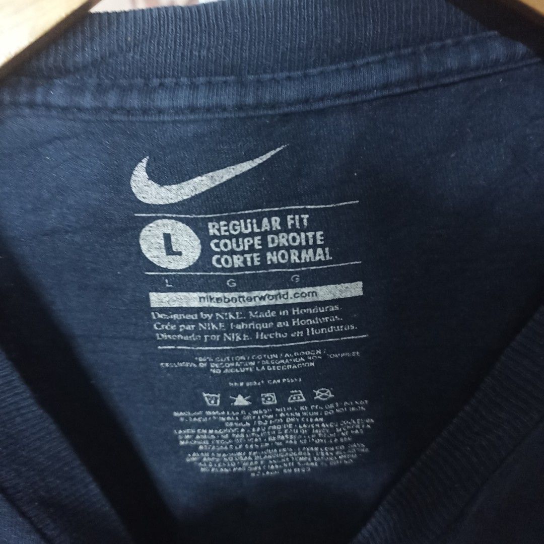 KAOS NIKE JUST DO IT SECOND L, Fesyen Pria, Pakaian Atasan di