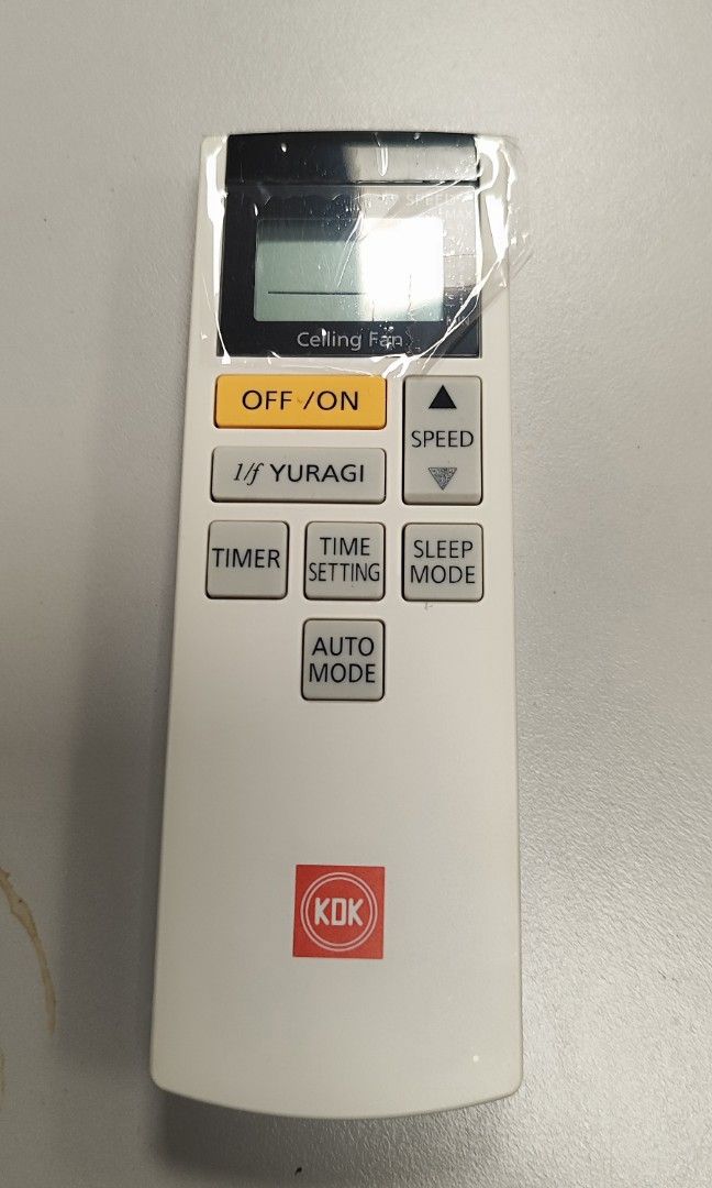 KDK remote control (Category: Fans) located in Singapore. Submitted by quiet_walker (Listing ID 1291748021, Image 1). Description: Brand new KDK remote control. Model: T60AW/AWS Fixed price Good sold are not refundable..