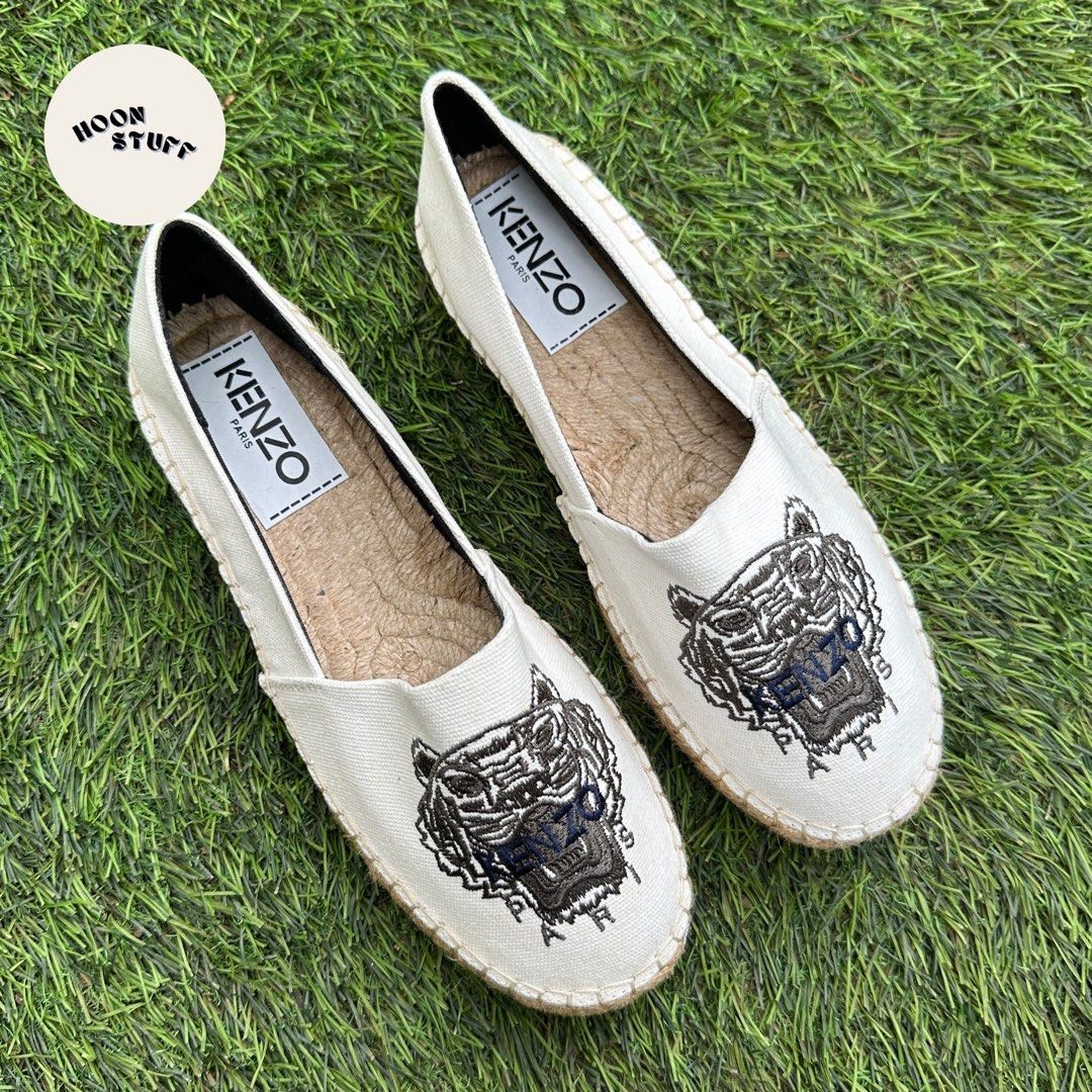 Kenzo white slip on shop
