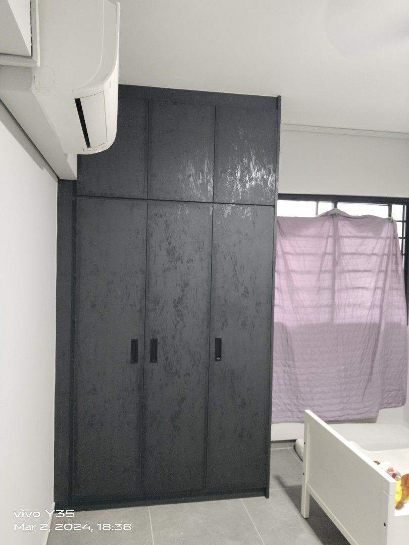 厨房柜，HDB BTO 翻新，家居室内设计，定制衣柜，定制电视柜，定制鞋柜，定制储物柜。62863094144257112