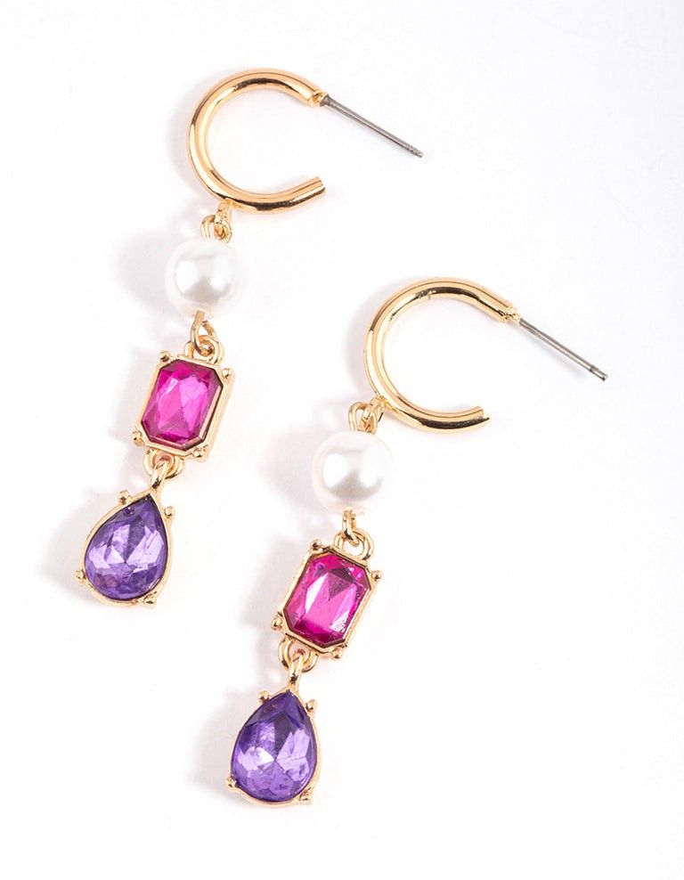 Lovisa store purple earrings