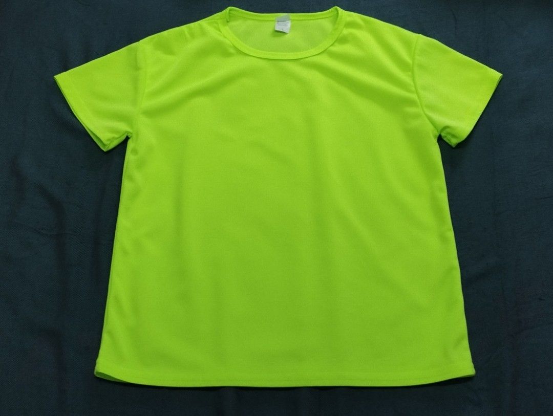 Luminous Green Round Neck T Shirt