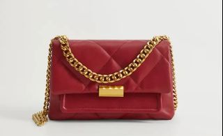 Mango Quilted Bag in Red