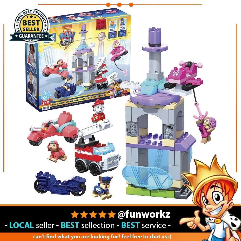 Paw patrol blocks set hotsell