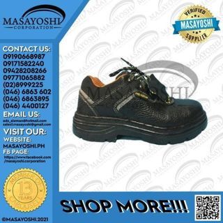 Meisons safety shoes all black low cut with steel toe | Safety Equipment | Working Shoes